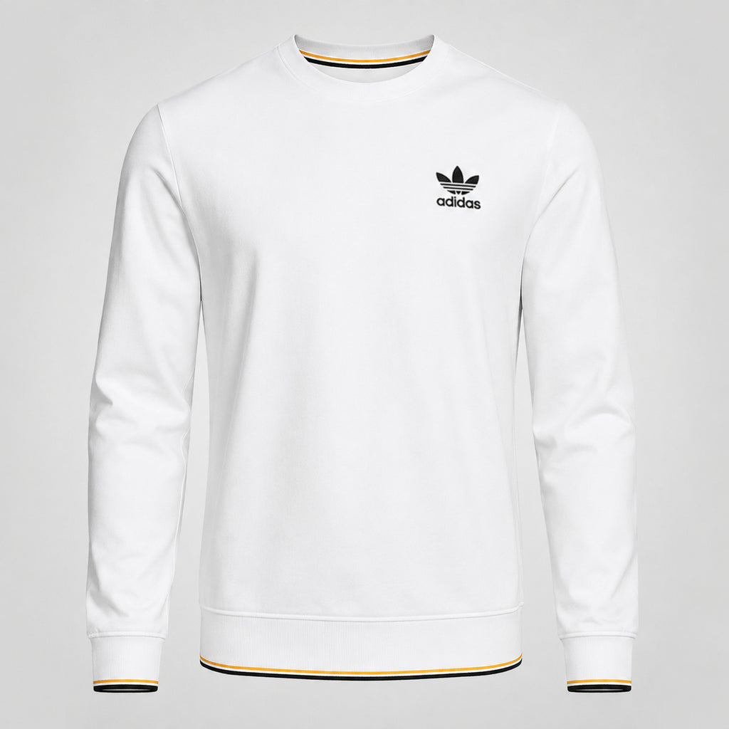 Men's Contrast Trim Crewneck Sweatshirt