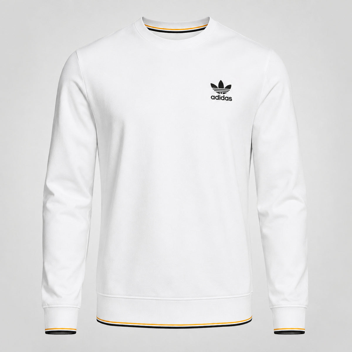 Men's Contrast Trim Crewneck Sweatshirt