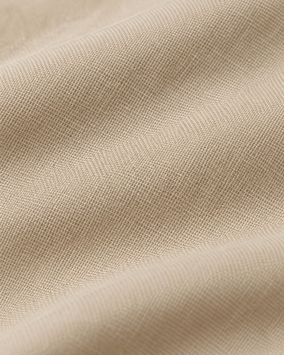 Light stone beige woven fabric texture of the Harrington Jacket Timeless Refined